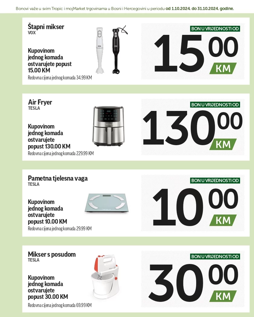 Tropic BONbonjera 1-31.10.2024.