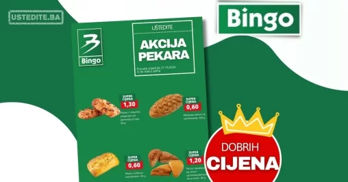 Bingo akcija PREKARA - sniženje do 27.10.2024.