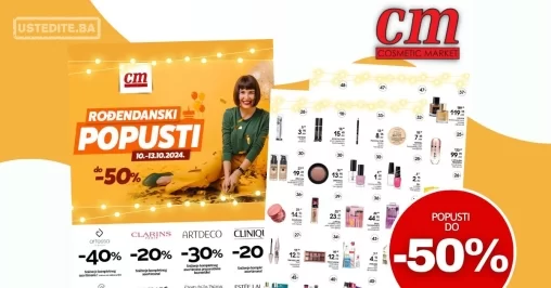 CM ROĐENDANSKO SNIŽENJE do 50% - 10-13.10.2024.