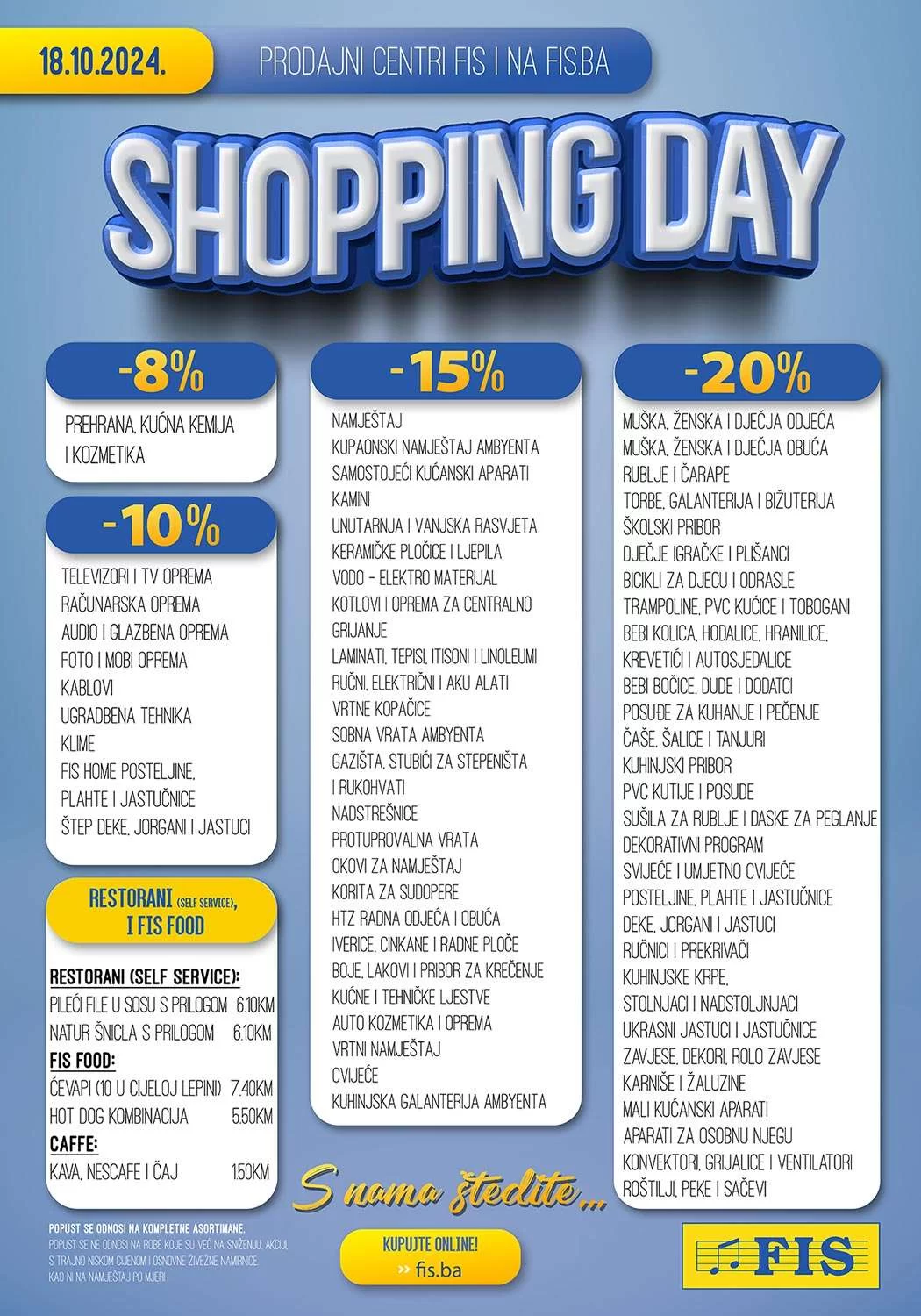 Fis SHOPPING DAY 18.10.2024.