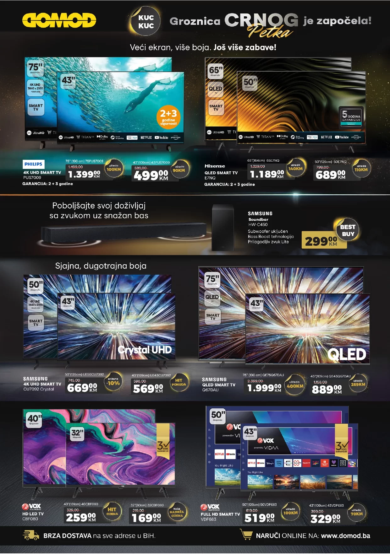 Domod BLACK FRIDAY 22.11-1.12.2024.