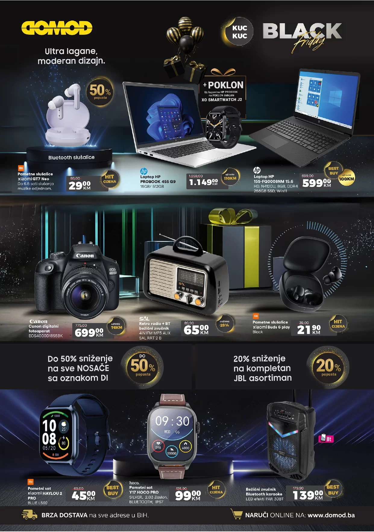 Domod BLACK FRIDAY 22.11-1.12.2024.