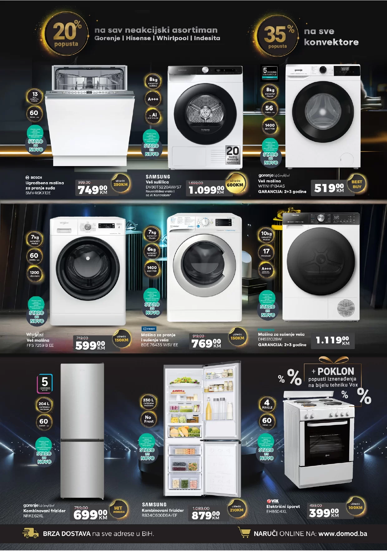 Domod BLACK FRIDAY 22.11-1.12.2024.