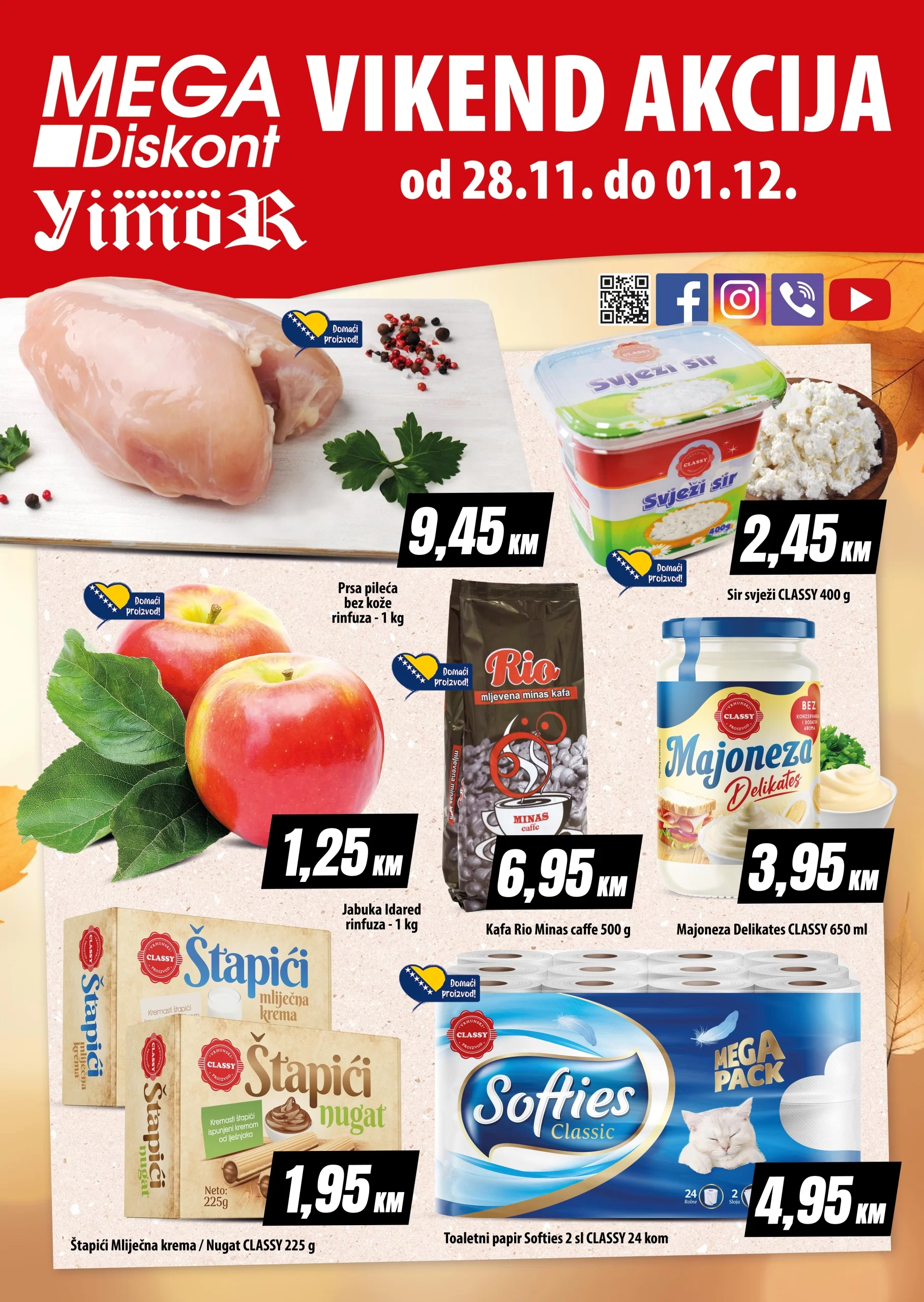 Mega Diskont vikend akcija 28.11-1.12.2024. 