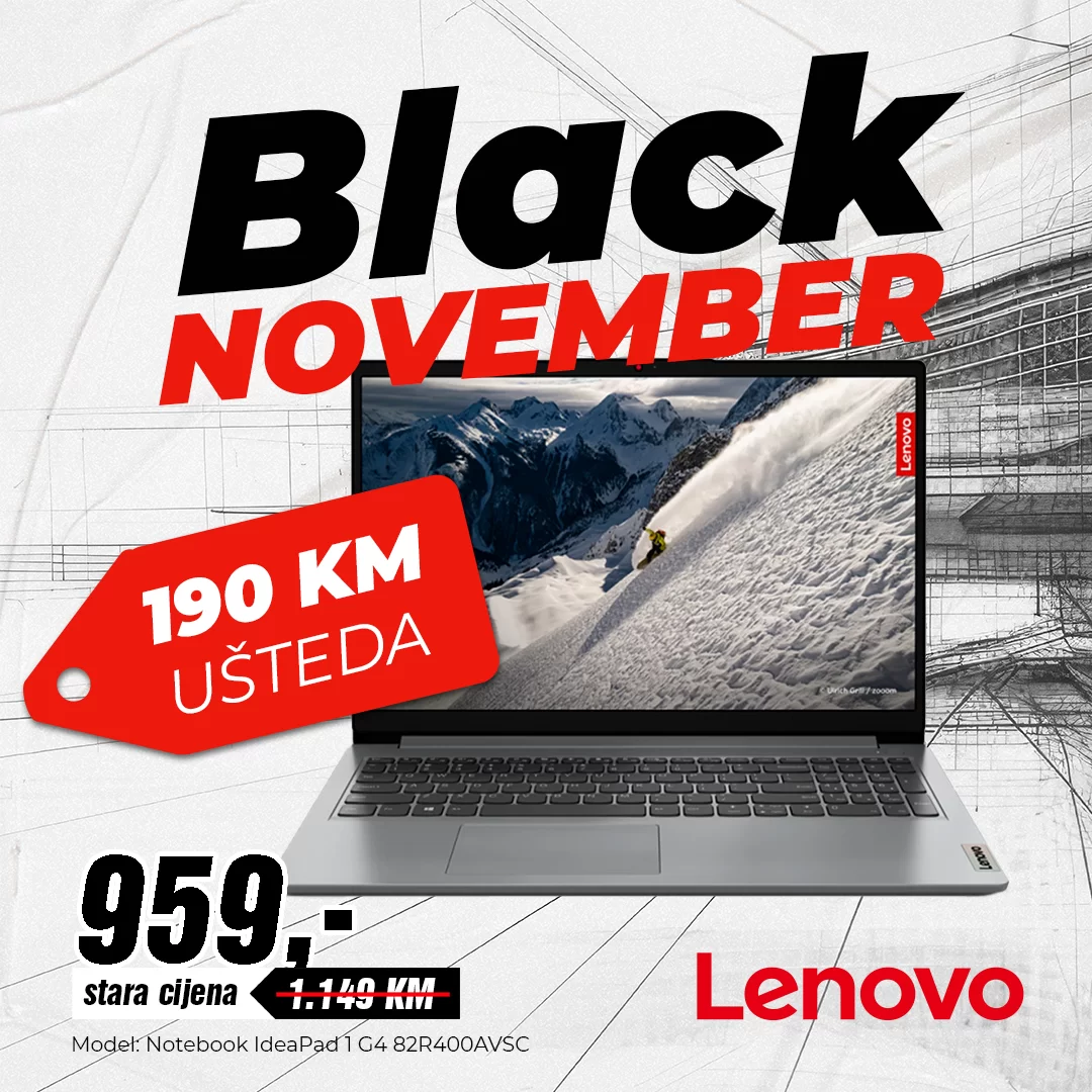 Techno Shop BLACK FRIDAY - novembar 2024.