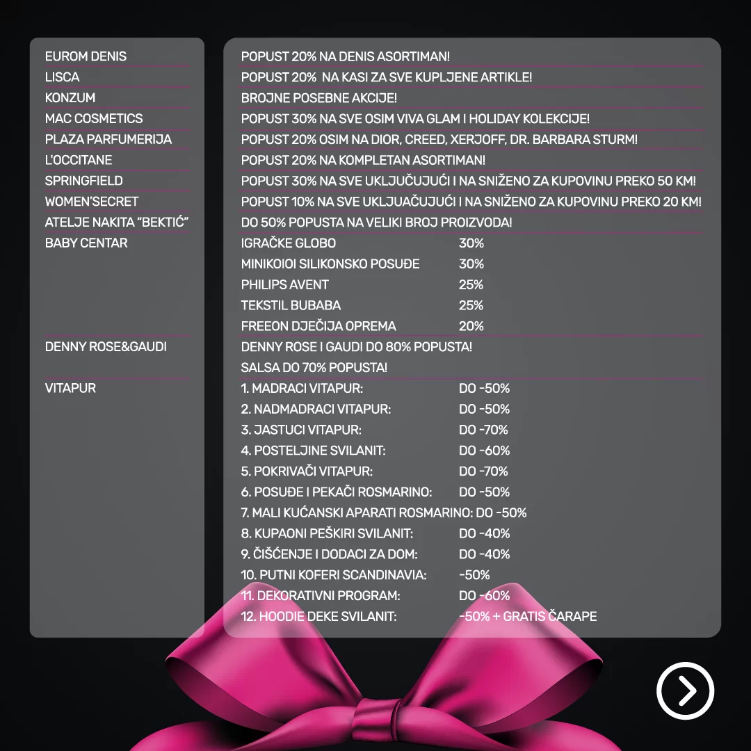 Aria Mall BLACK FRIDAY 29.11.2024.