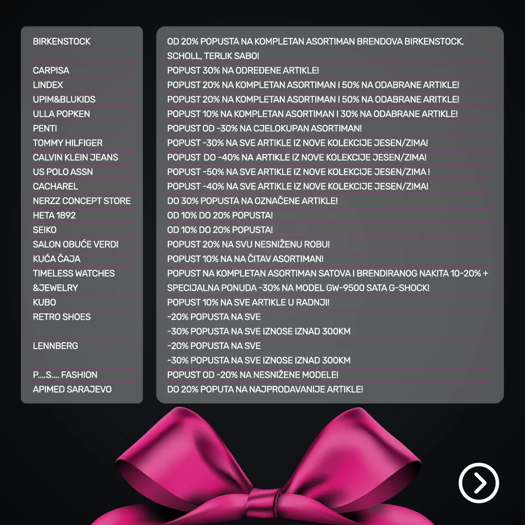 Aria Mall BLACK FRIDAY 29.11.2024.