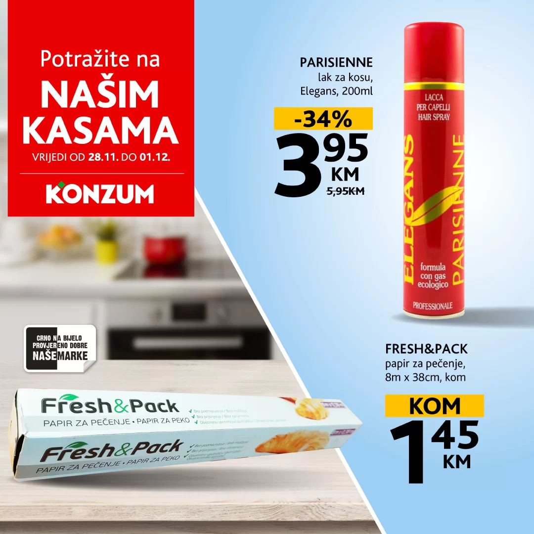 Konzum AKCIJA NA KASAMA 28.11-1.12.2024.