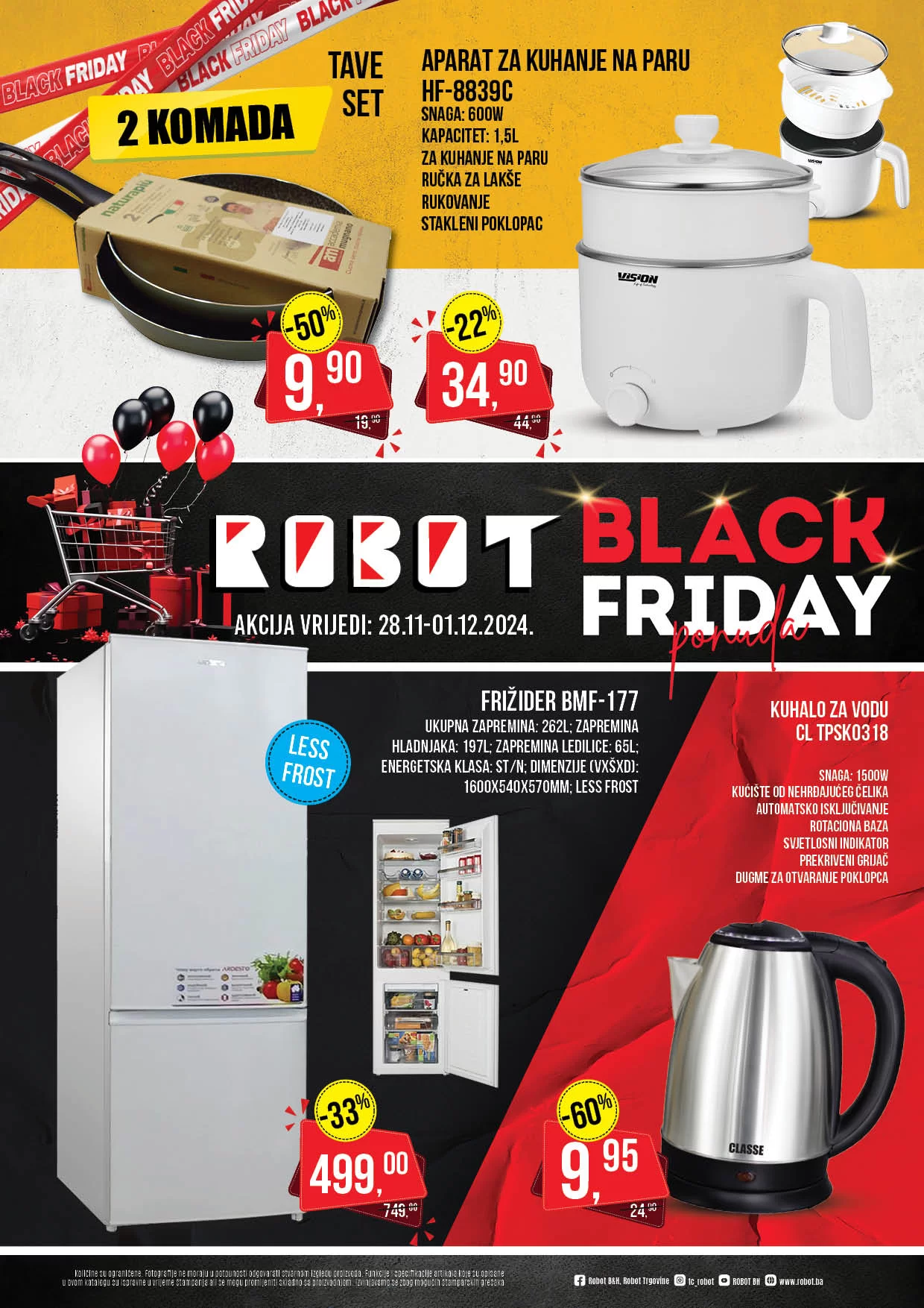 Robot BLACK FRIDAY 2024.