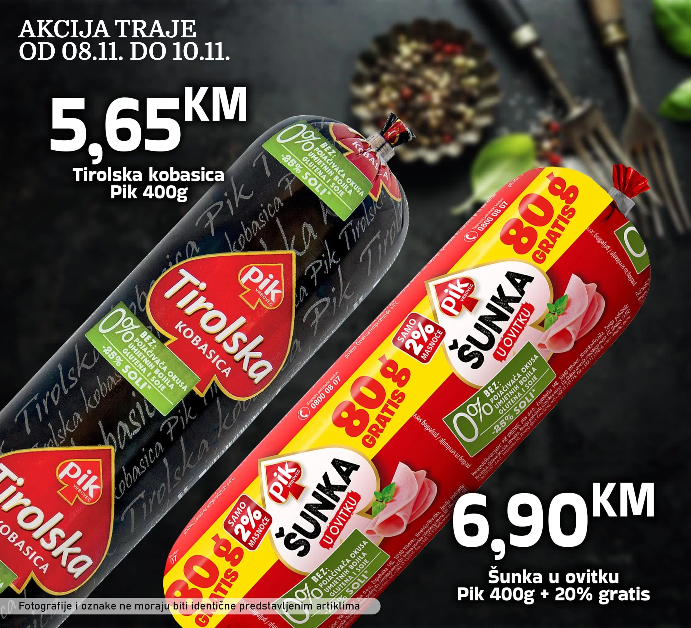 Kort vikend akcija 8-10.11.2024.