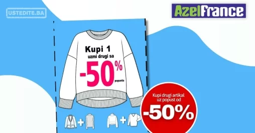 Azel France SNIŽENJE 50% - novembar 2024.