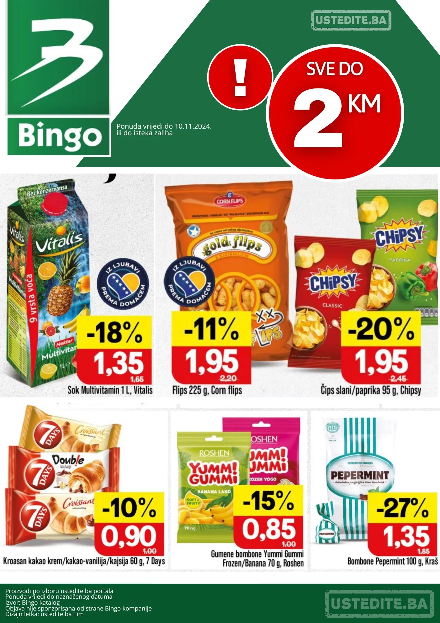 Bingo SVE DO 2 KM
