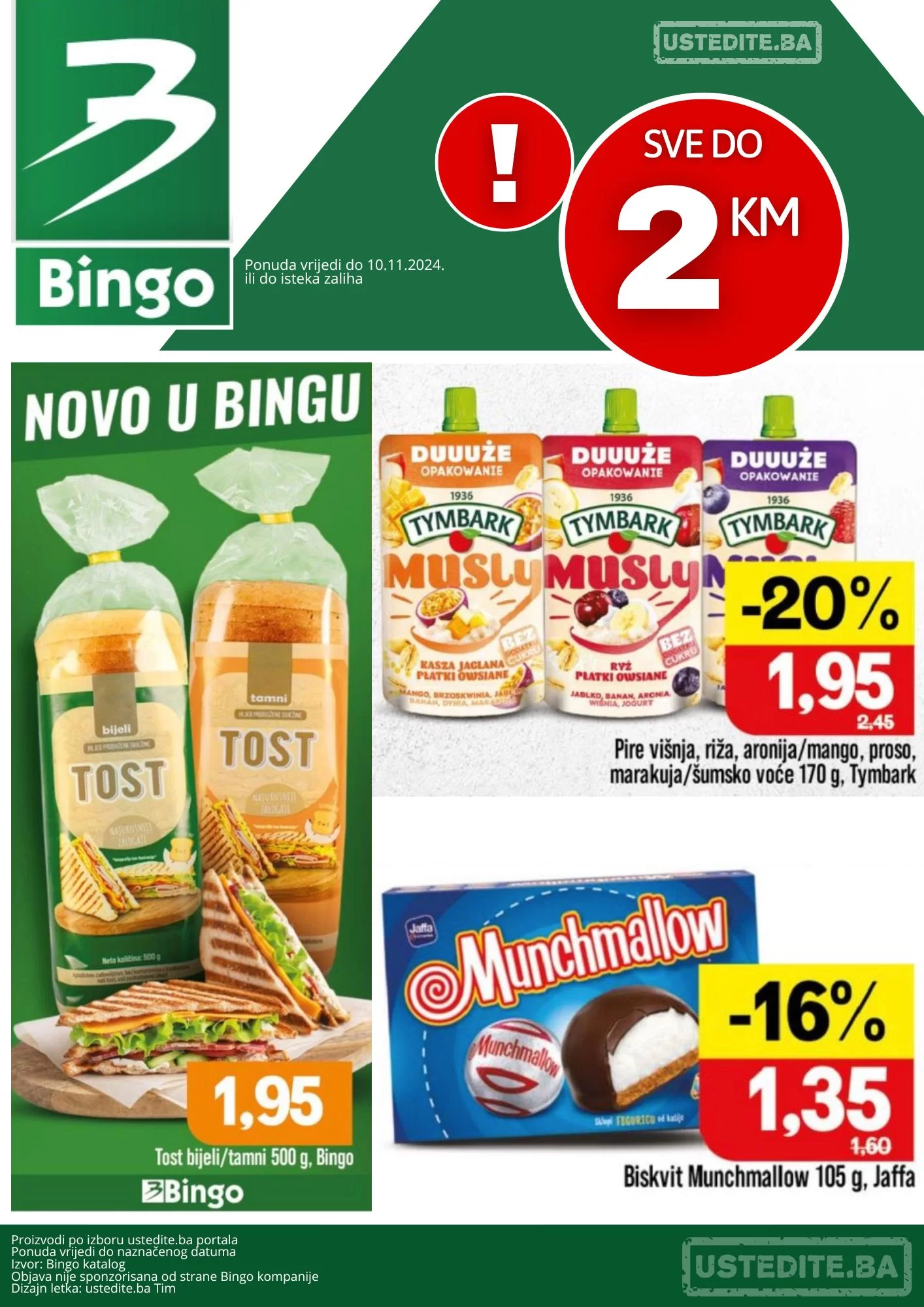 Bingo SVE DO 2 KM