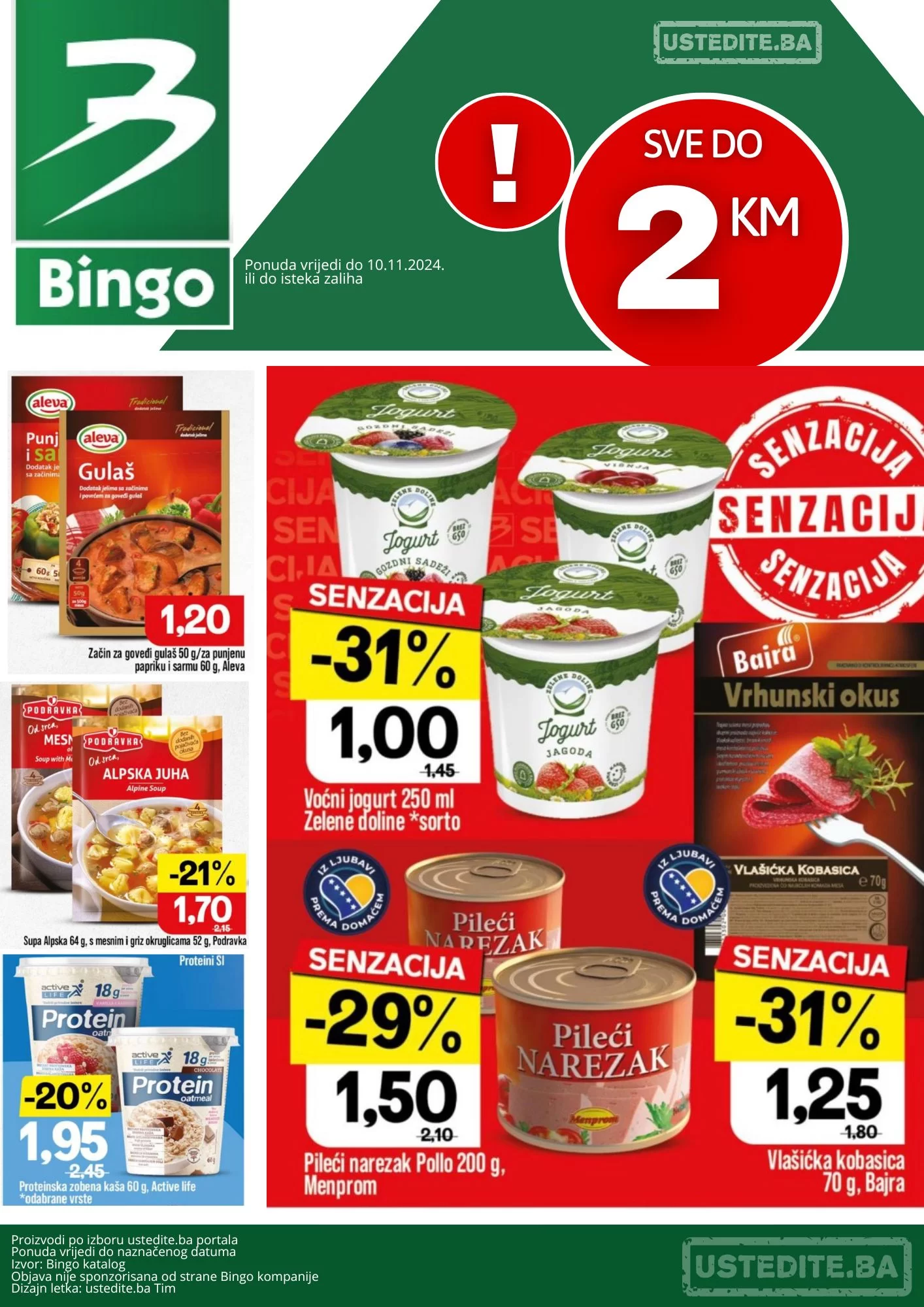 Bingo SVE DO 2 KM