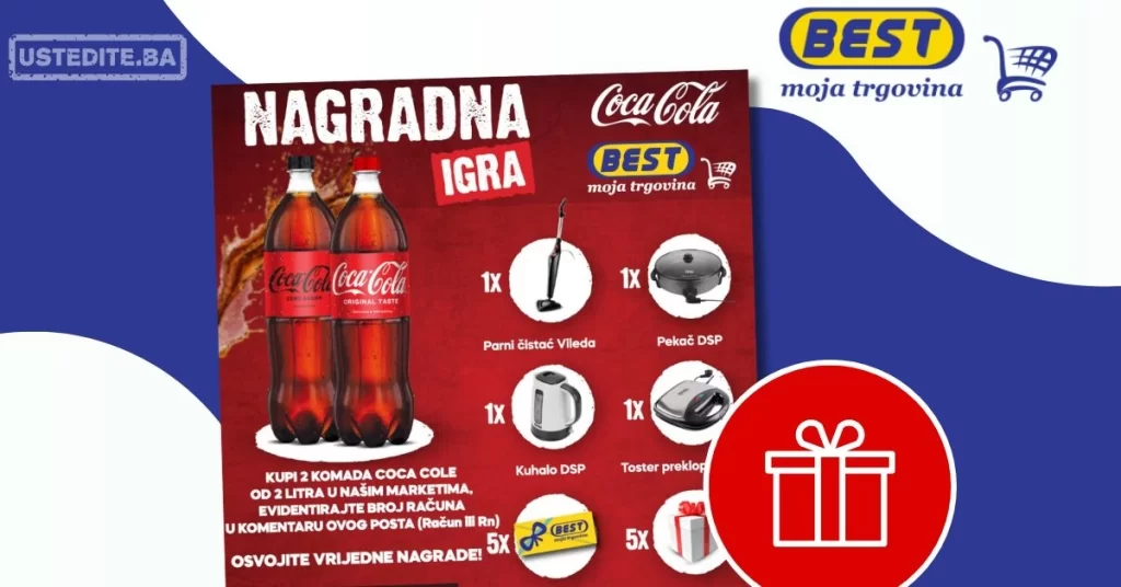 Coca-Cola & Best NAGRADNA IGRA 8.11-1.12.2024.  