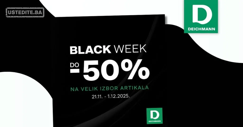 Deichmann BLACK FRIDAY 21.11-1.12.2025.