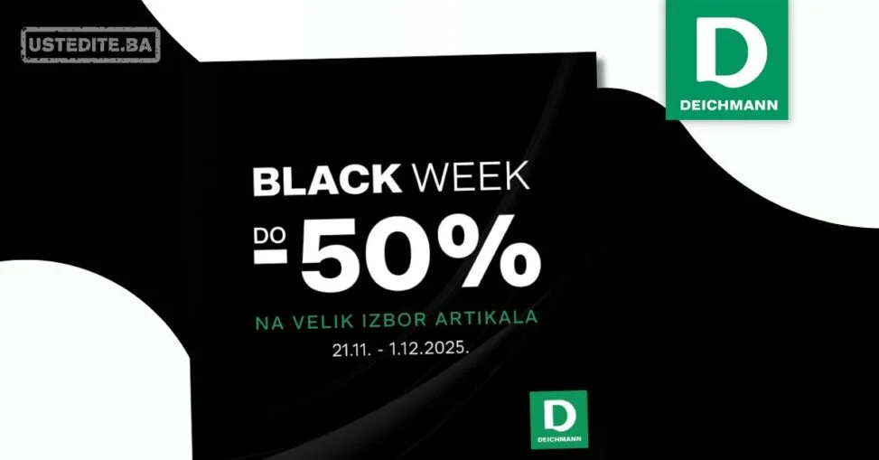 Deichmann BLACK FRIDAY 21.11-1.12.2025.