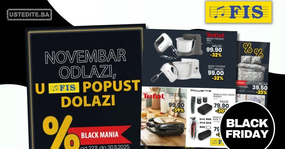 Fis BLACK FRIDAY 22.11-30.11.2025.