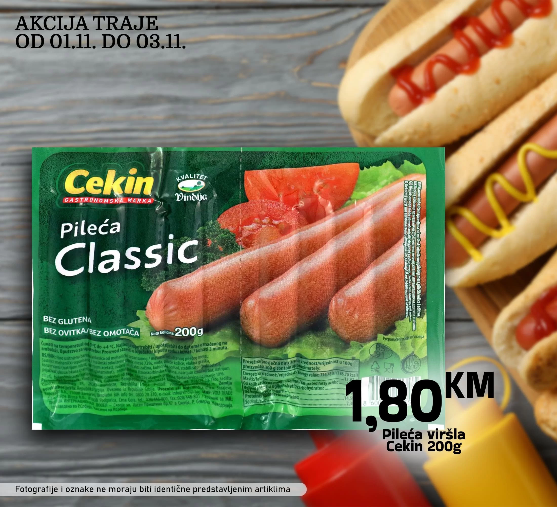 Kort vikend akcija 1-3.11.2024.