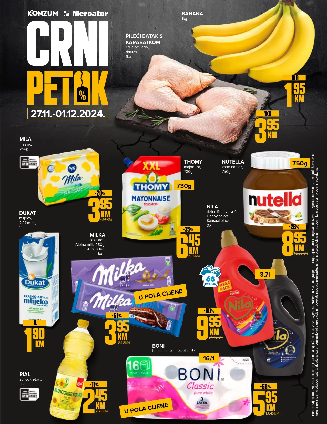Konzum BLACK FRIDAY 27.11-1.12.2024.