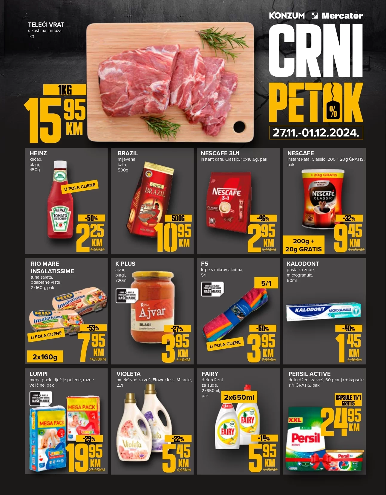 Konzum BLACK FRIDAY 27.11-1.12.2024.