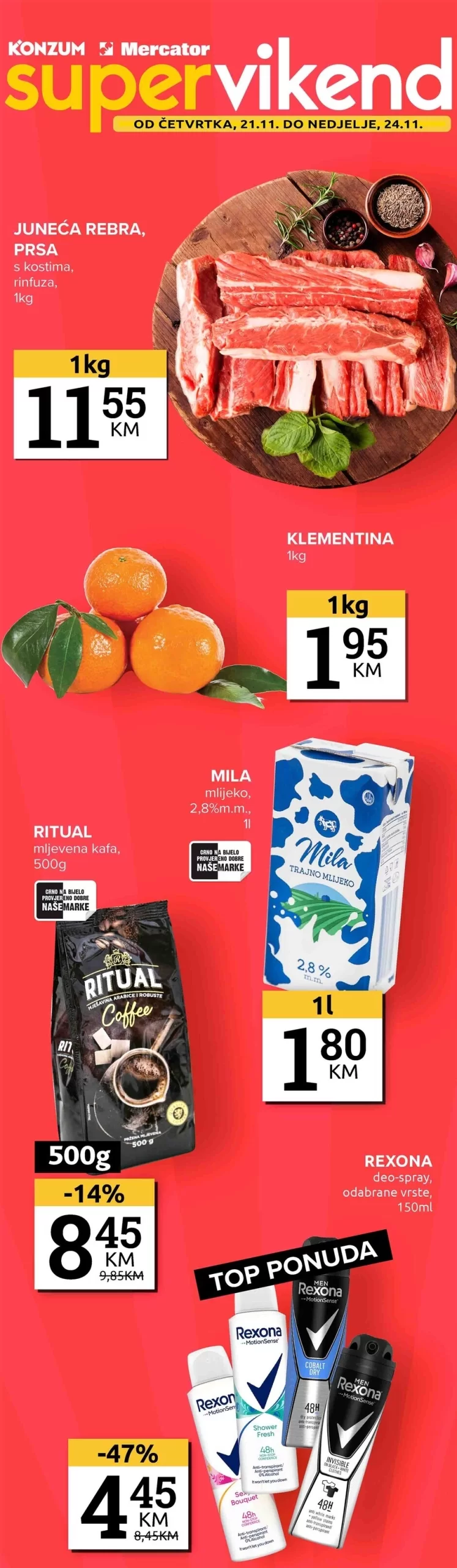 Konzum vikend akcija 21-24.11.2024.