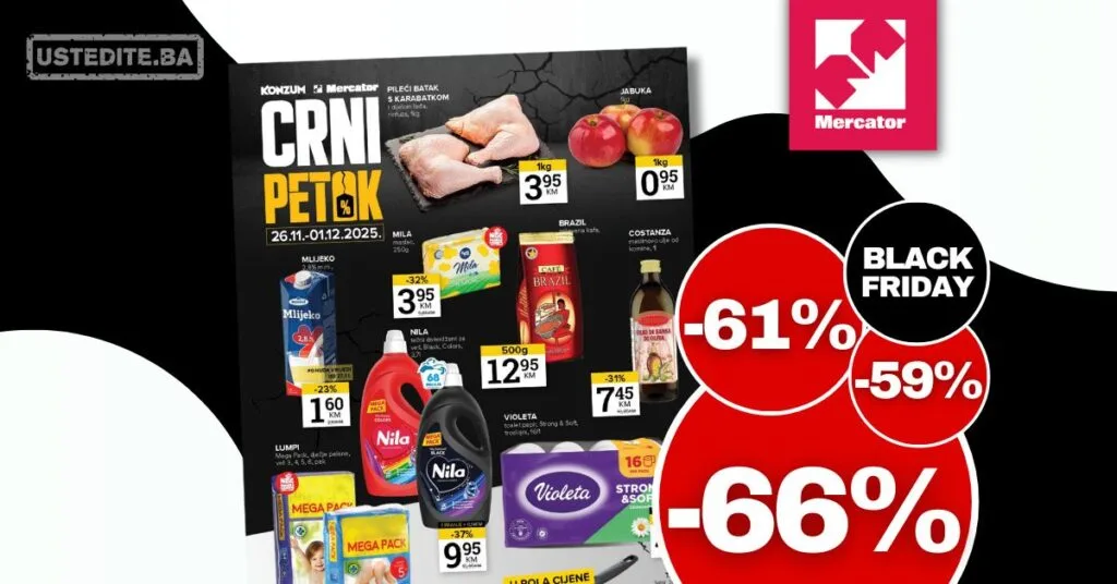 Mercator BLACK FRIDAY 26.11-1.12.2025.