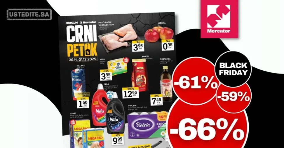 Mercator BLACK FRIDAY 26.11-1.12.2025.