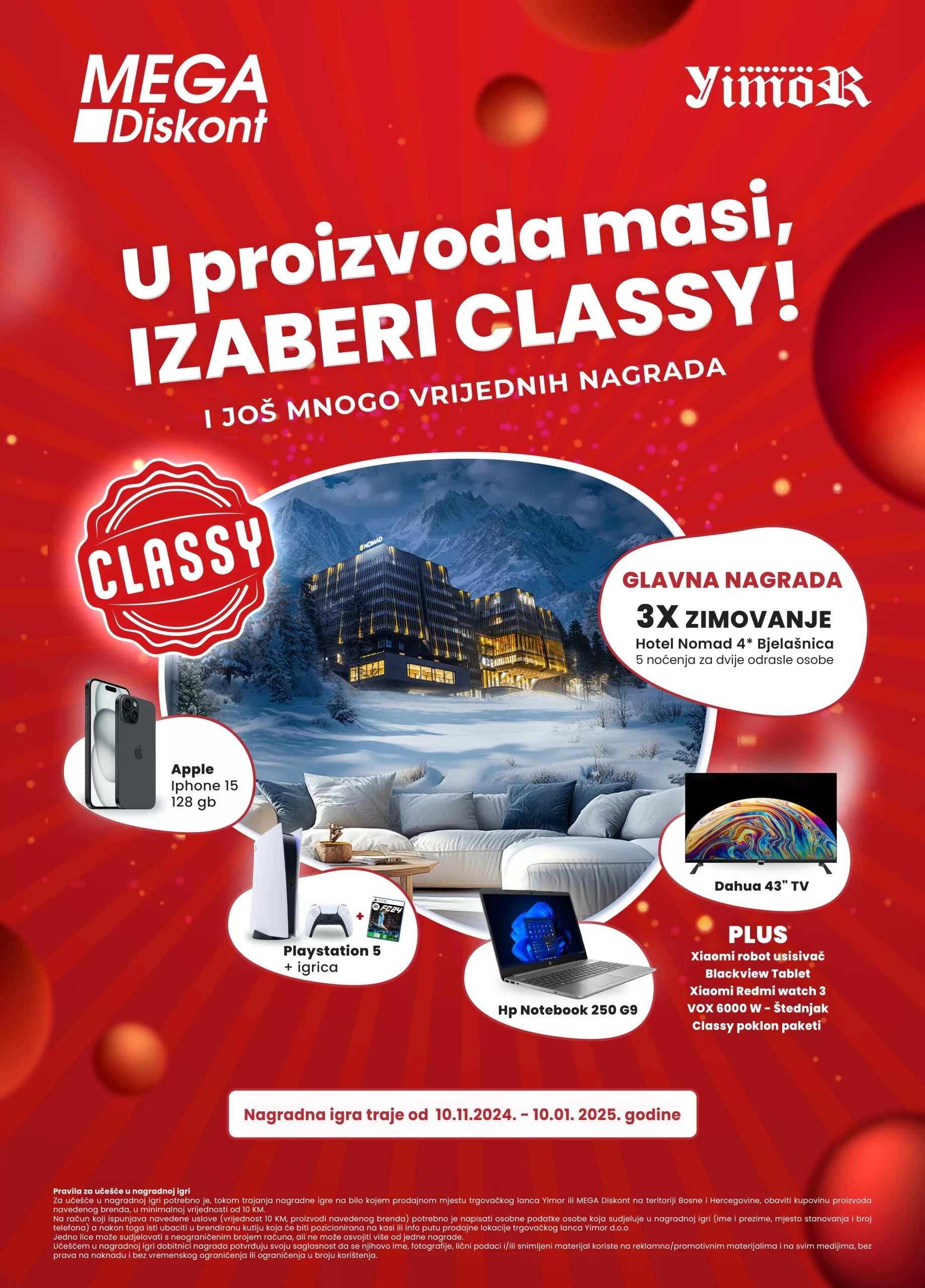 Mega Diskont NAGRADNA IGRA - do 10.1.2025.