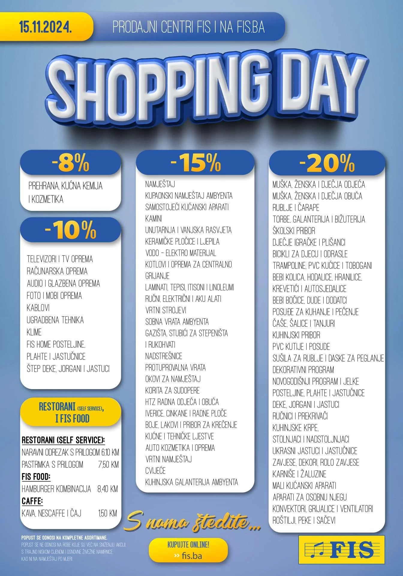 Fis SHOPPING DAY 15.11.2024.