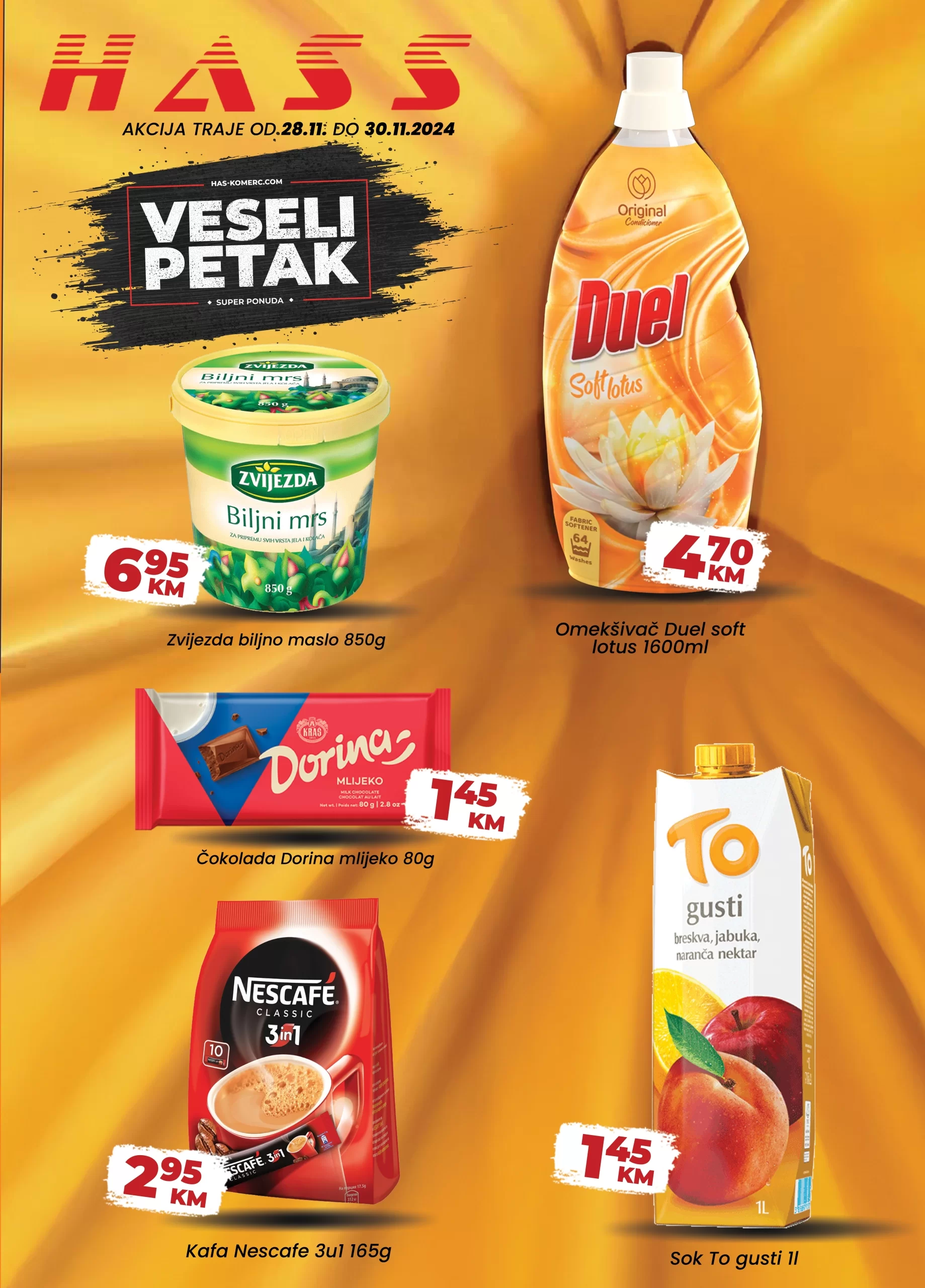 Has komerc BLACK FRIDAY 28-30.11.2024.