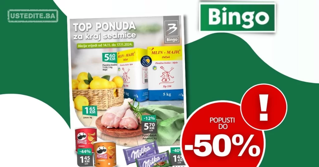 Bingo vikend akcija 14-17.11.2024.