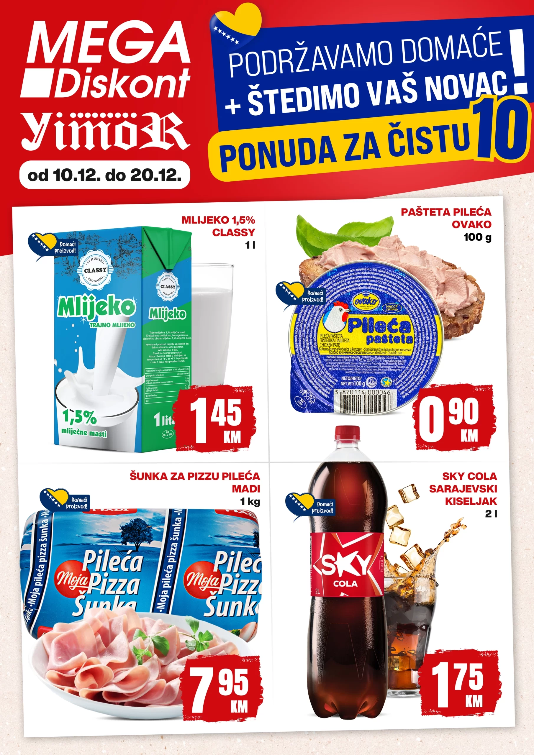 Mega Diskont katalog KUPUJMO DOMAĆE 10-20.12.2024, 