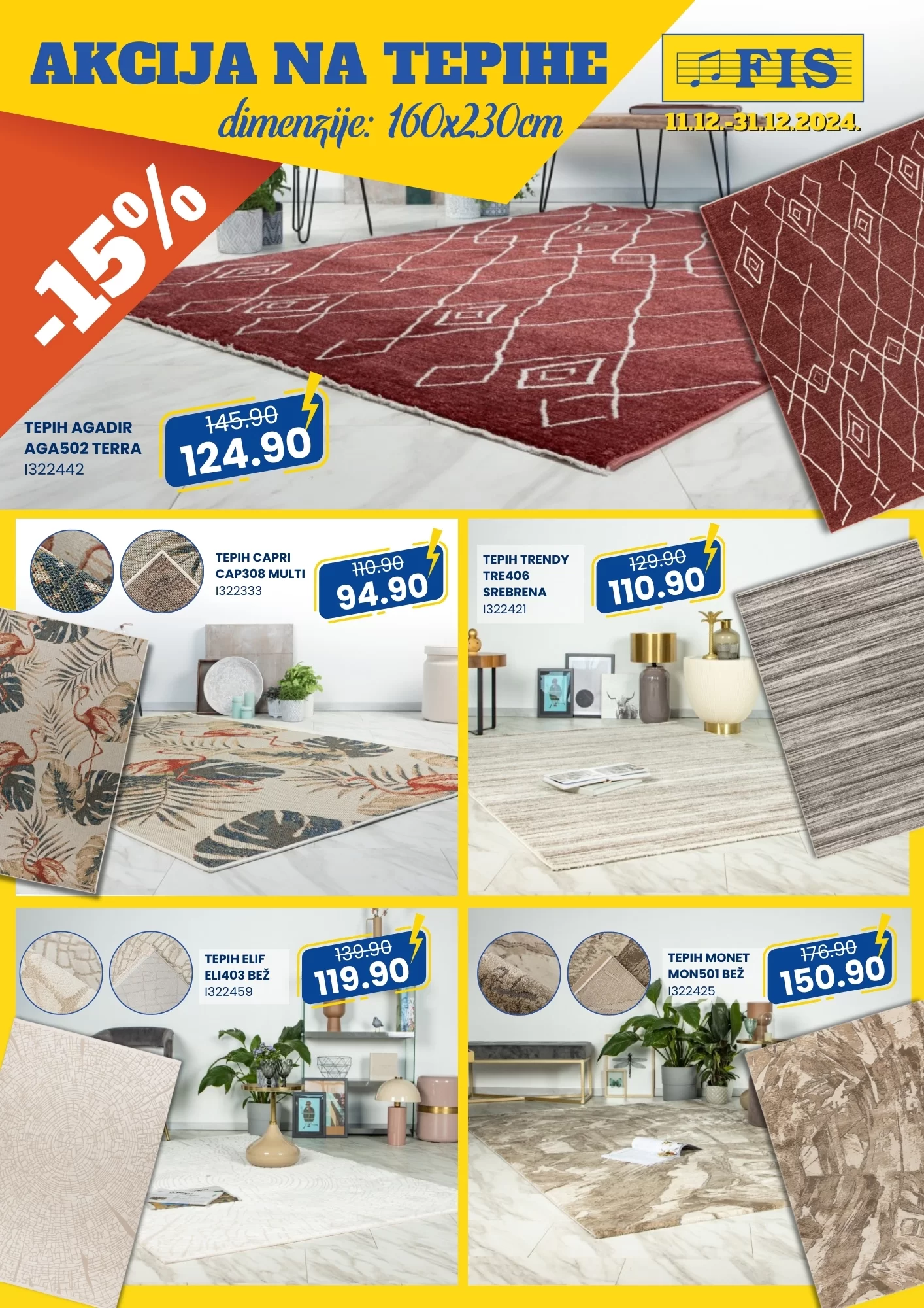Fis akcija TEPISI 11-31.12.2024.