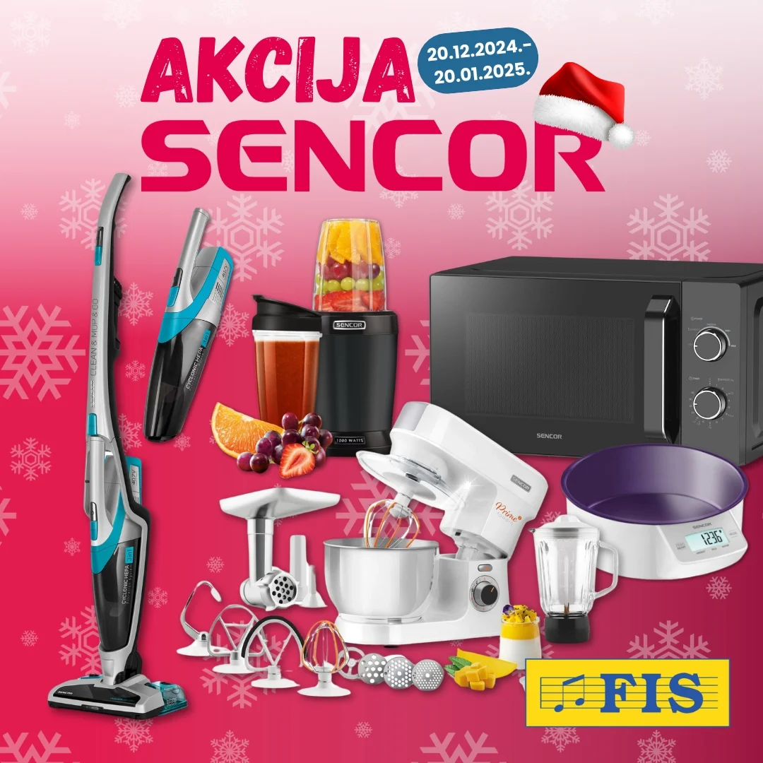 Fis & Sencor katalog - akcija do 20.1.2025.