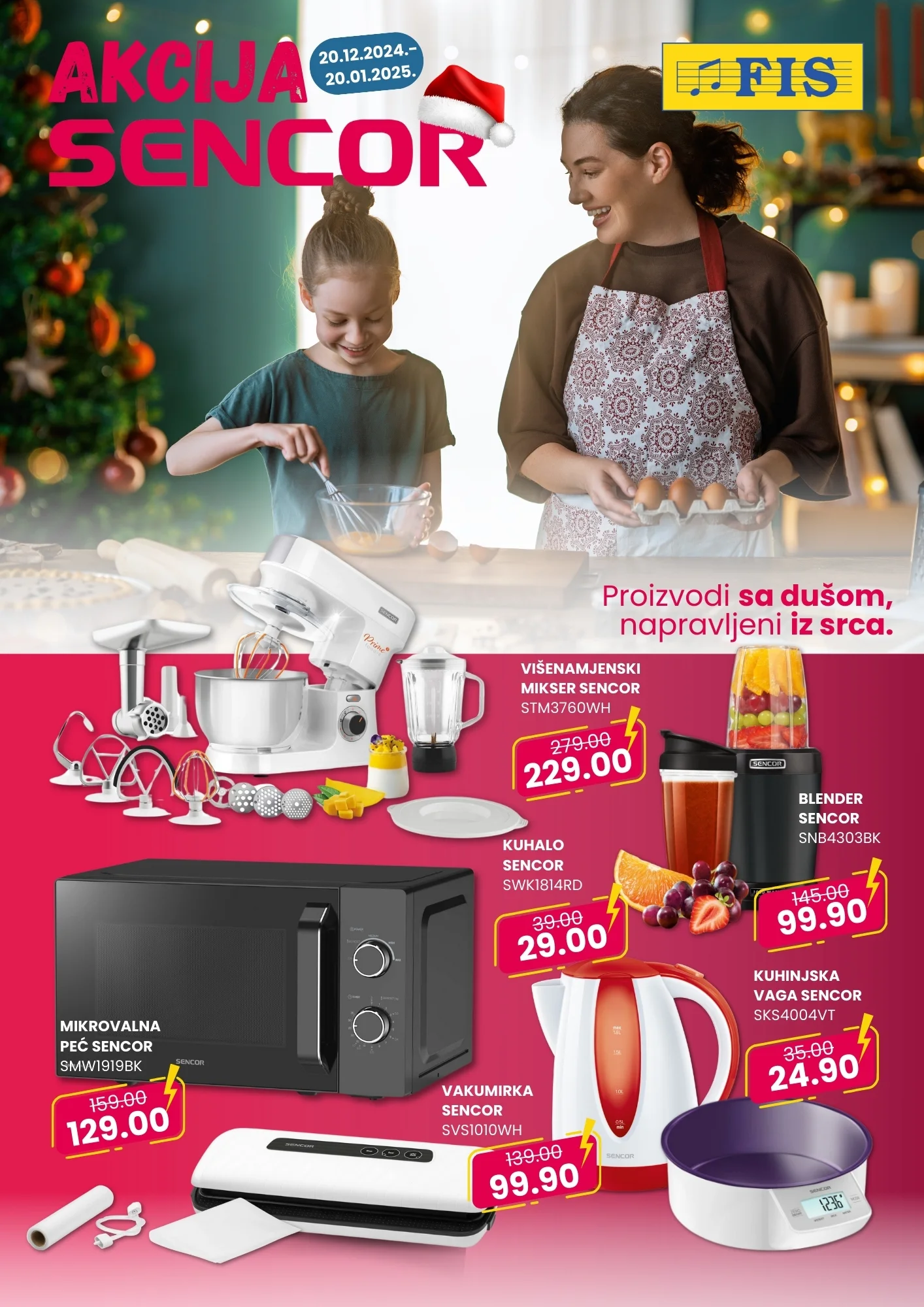 Fis & Sencor katalog - akcija do 20.1.2025.