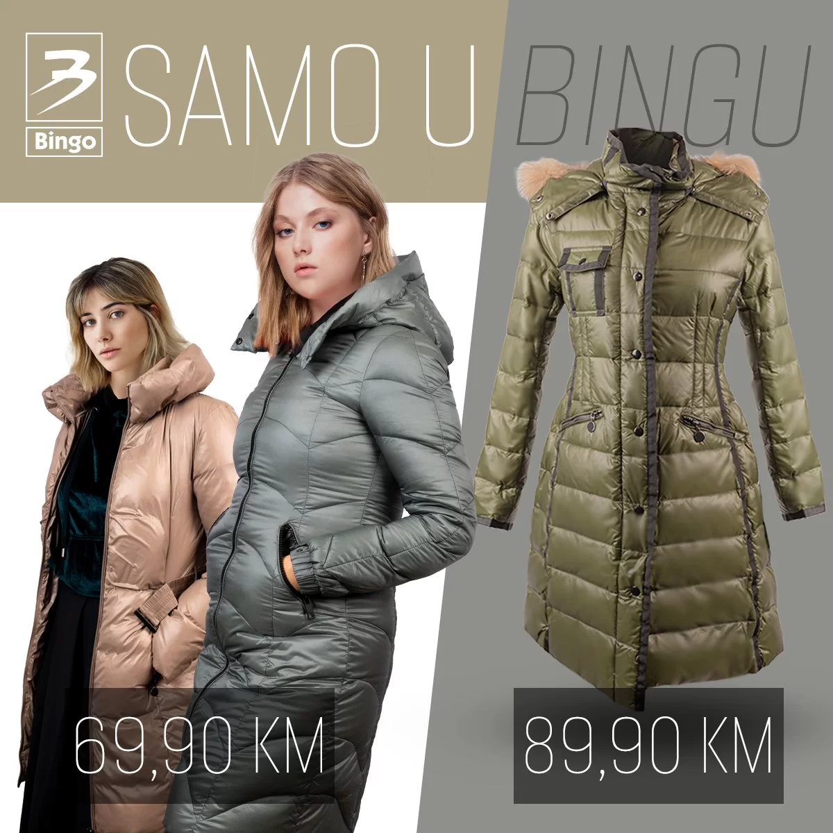 Bingo ŽENSKE JAKNE - decembar 2024.