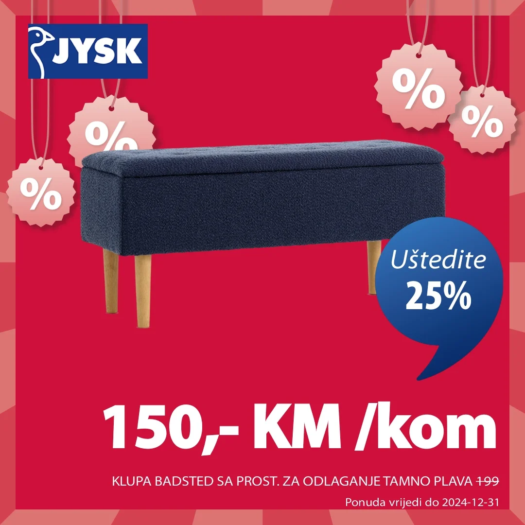 Jysk SNIŽENJE do 63%