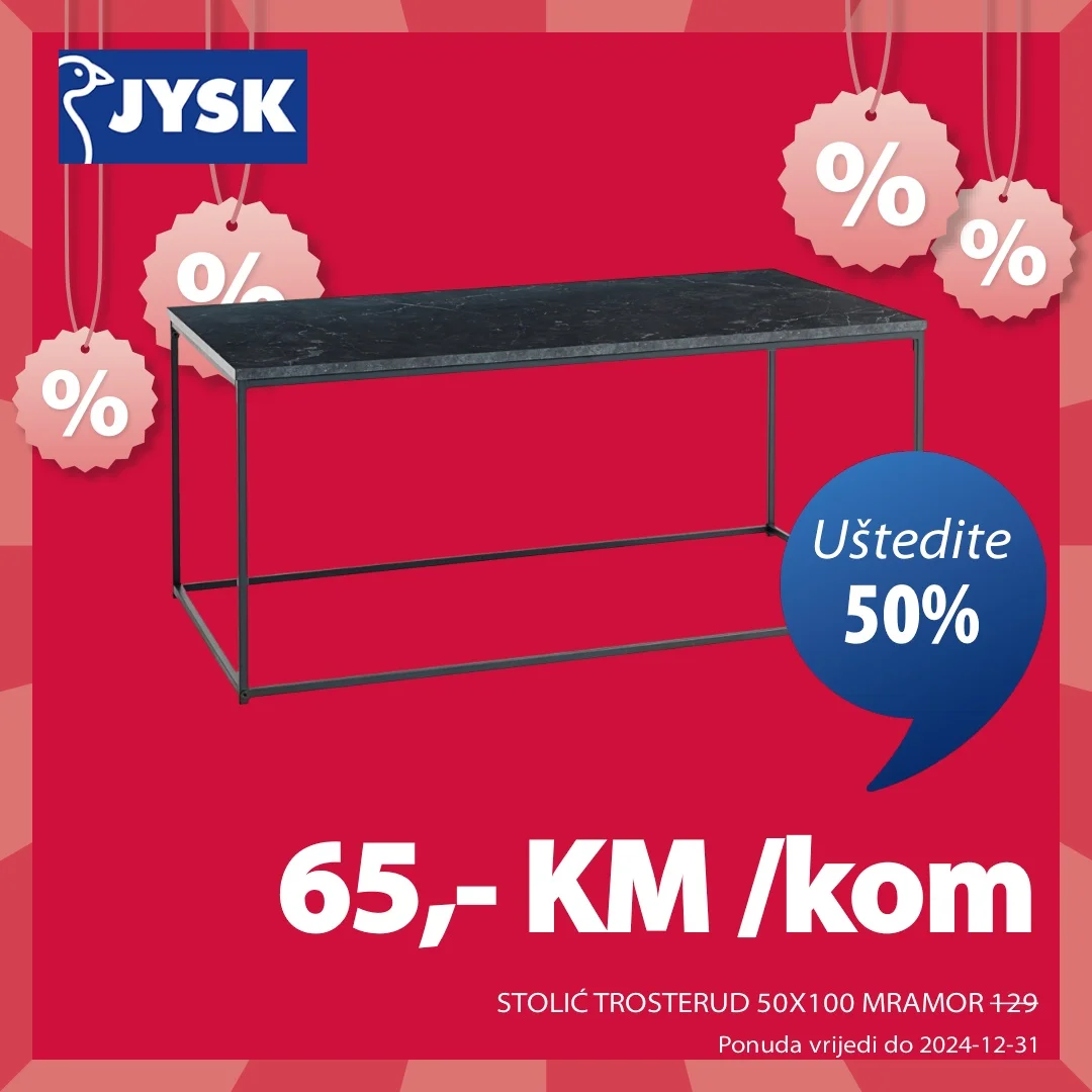 Jysk SNIŽENJE do 63%