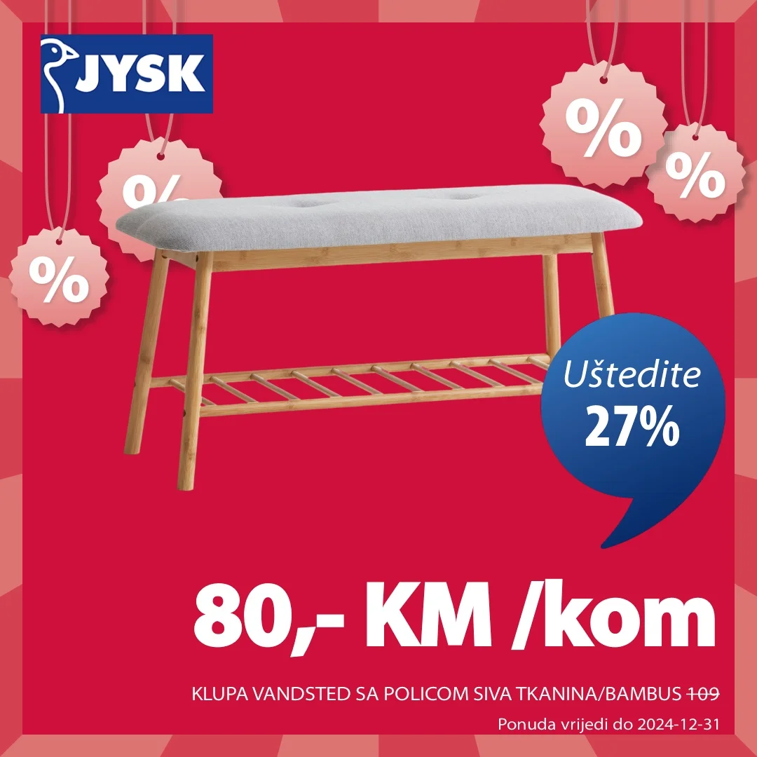 Jysk SNIŽENJE do 63%