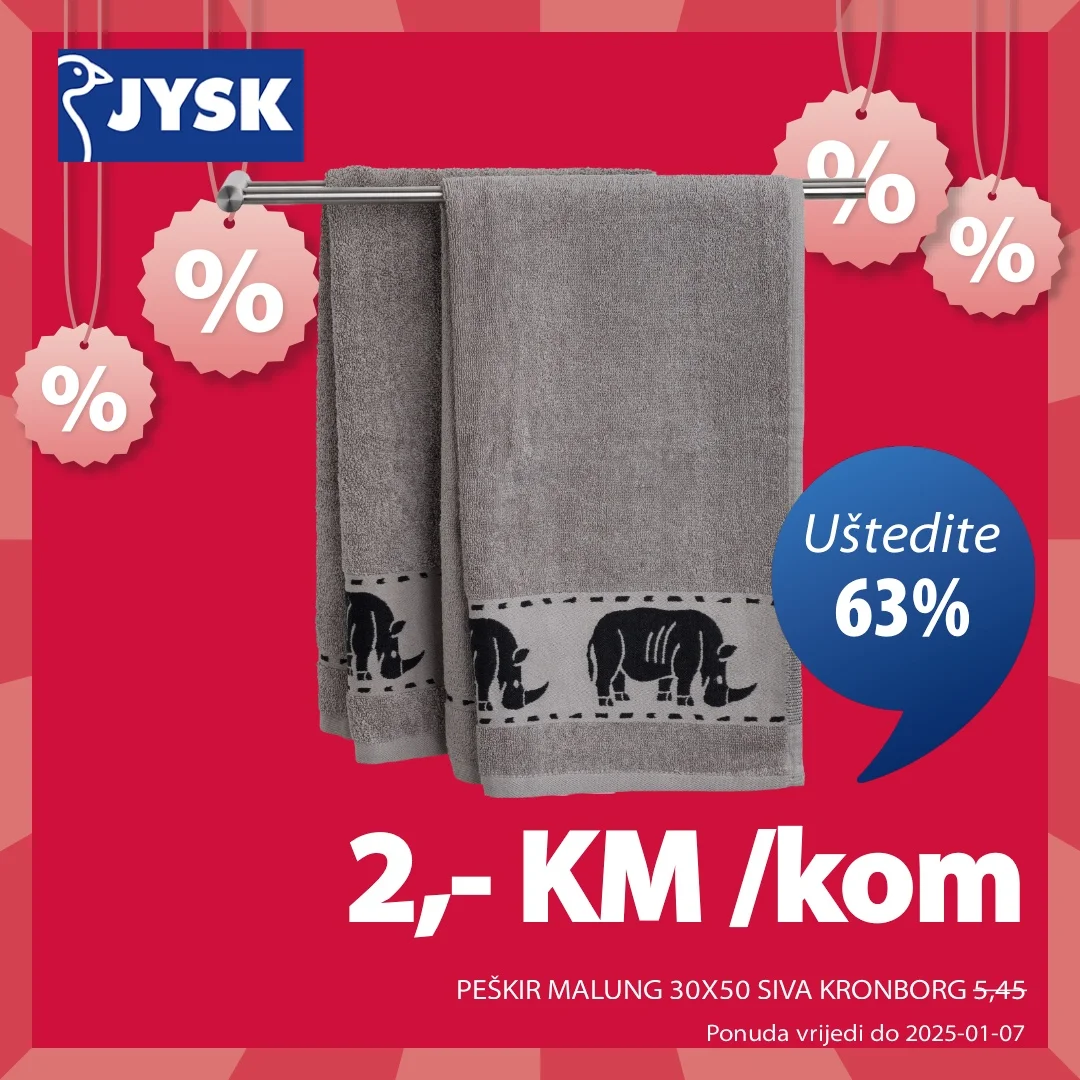 Jysk SNIŽENJE do 63%