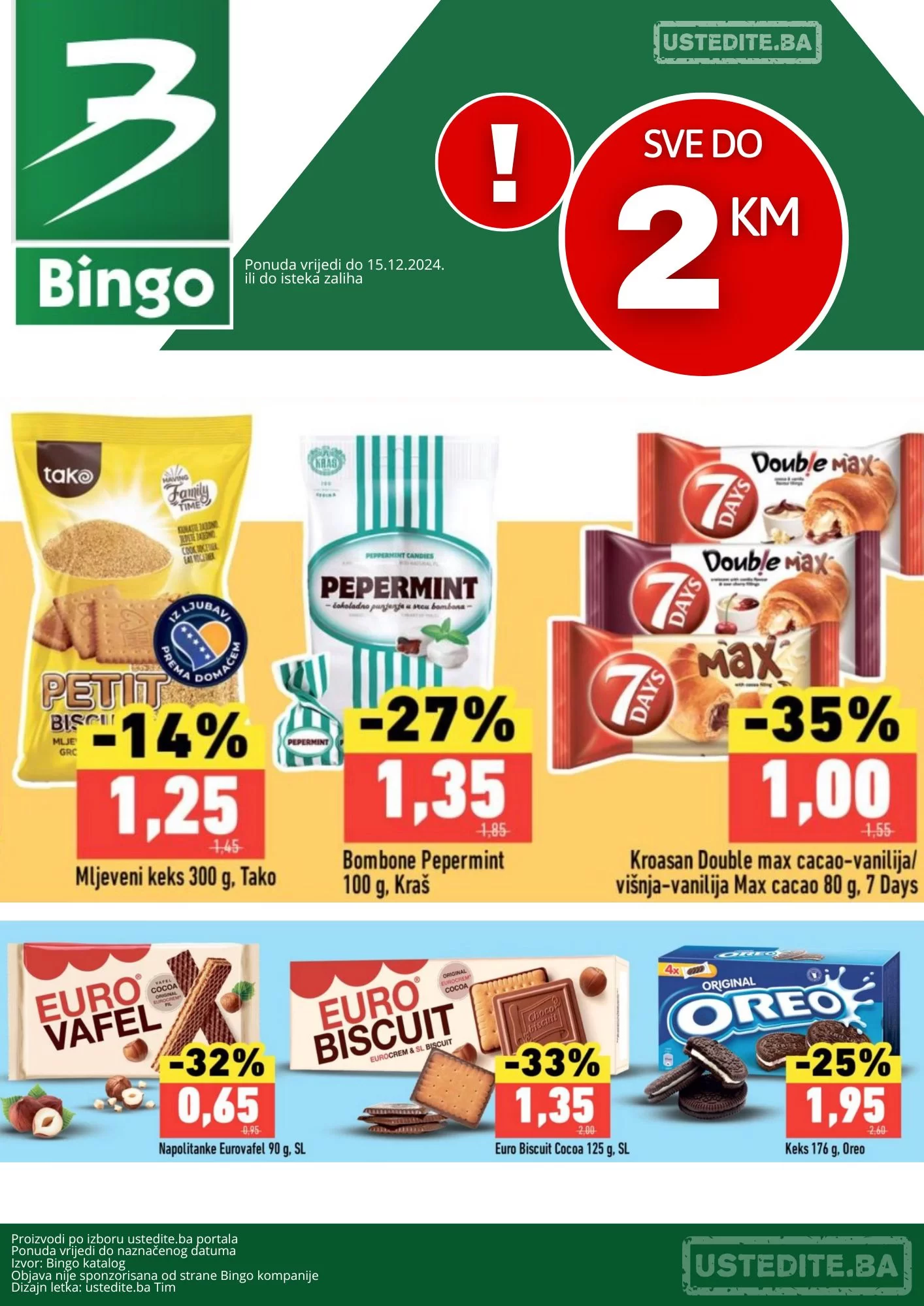 Bingo SVE DO 2 KM - akcija do 15.12.2024.