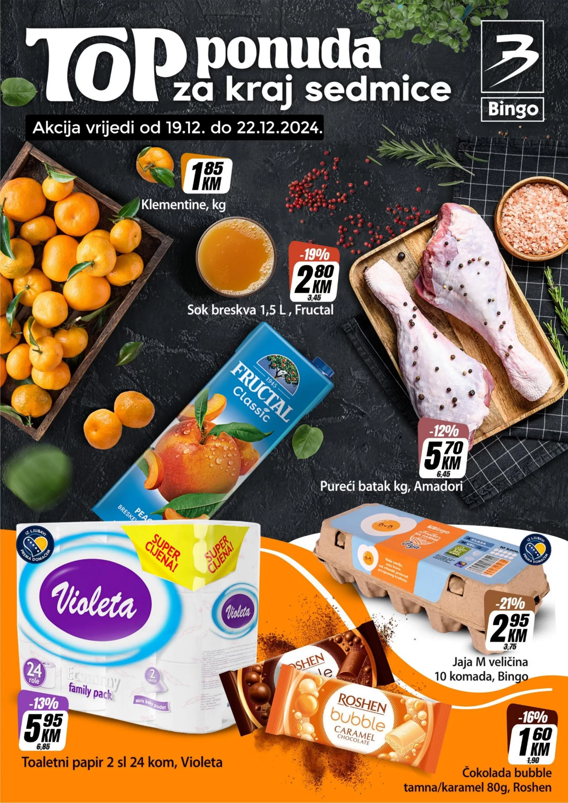 Bingo vikend akcija 19-22.12.2024.