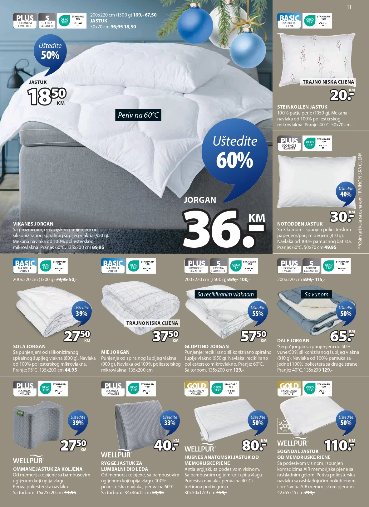 Jysk katalog 11-24.12.2024. - 12 - Dekorativni elementi za dom, uključujući svijećnjake i zavjese