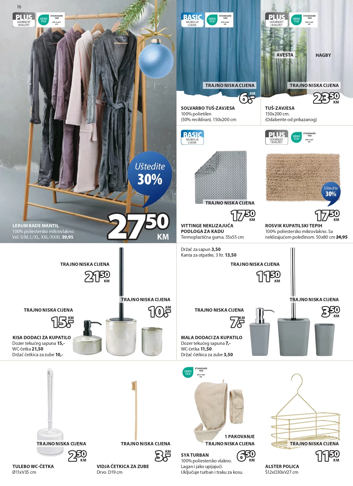 Jysk katalog 11-24.12.2024. - 17 - Dekorativni elementi za dom, uključujući svijećnjake i zavjese