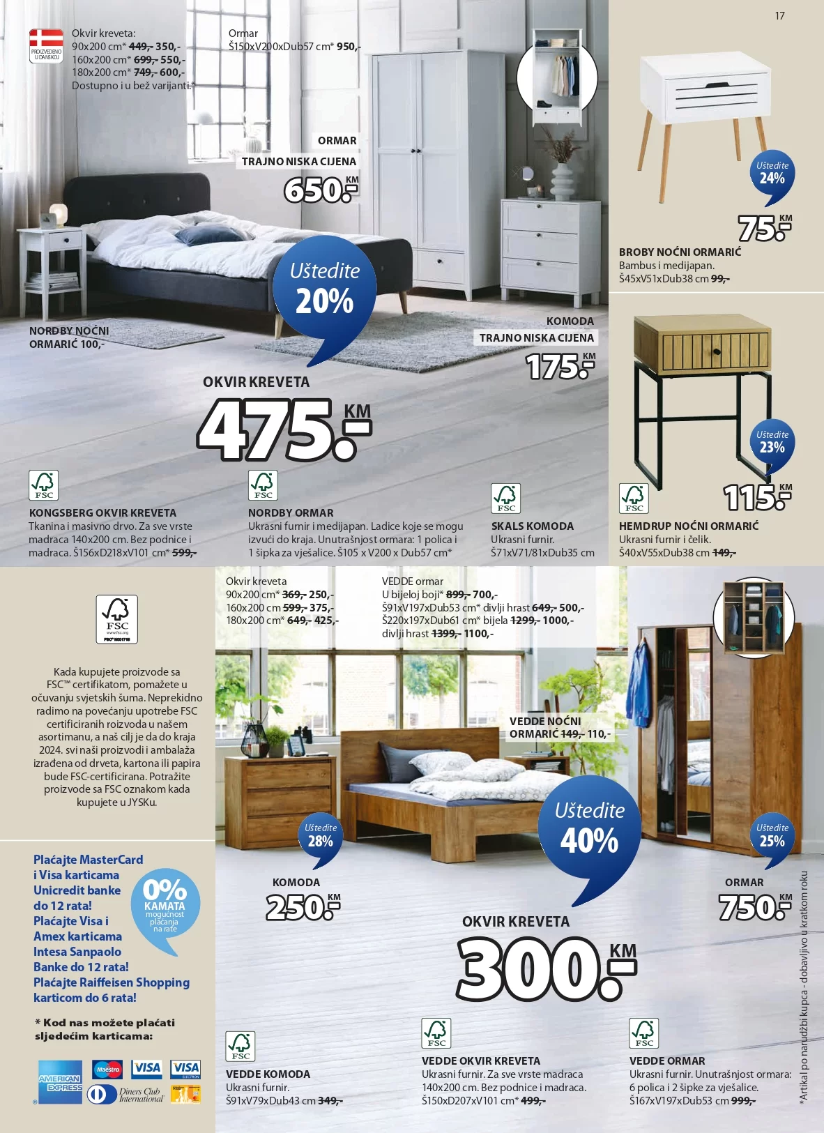 Jysk katalog 11-24.12.2024. - 18 - Namještaj za dnevni boravak i spavaće sobe