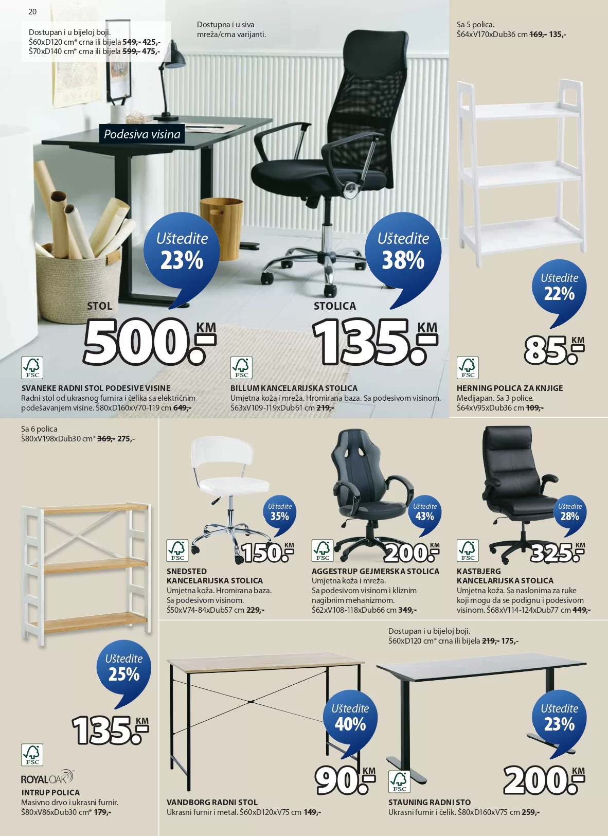 Jysk katalog 11-24.12.2024. - 21 - Namještaj za dnevni boravak i spavaće sobe
