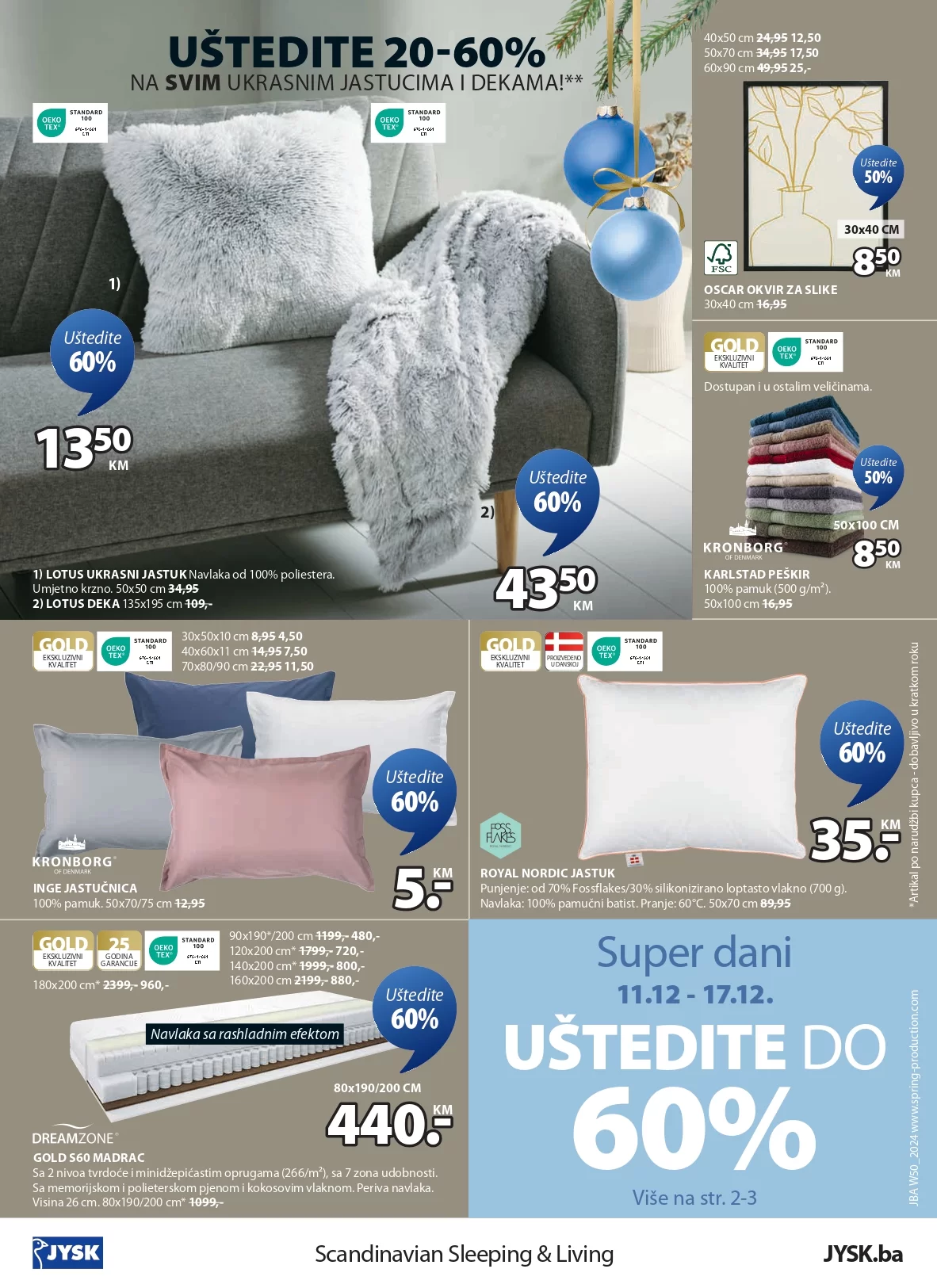 Jysk katalog 11-24.12.2024. - 25 - Dekorativni elementi za dom, uključujući svijećnjake i zavjese