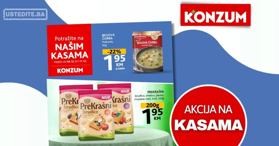 Konzum AKCIJA NA KASAMA