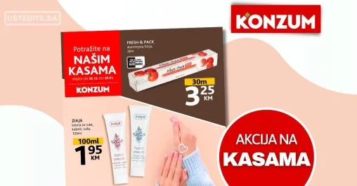 Konzum AKCIJA NA KASAMA
